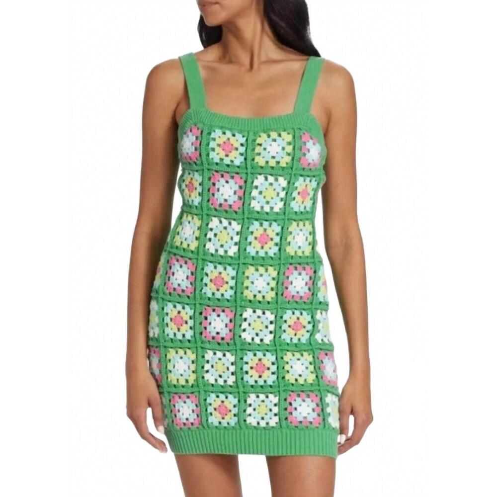 NEW DESIGN HISTORY crochet mini dress in margarita combo